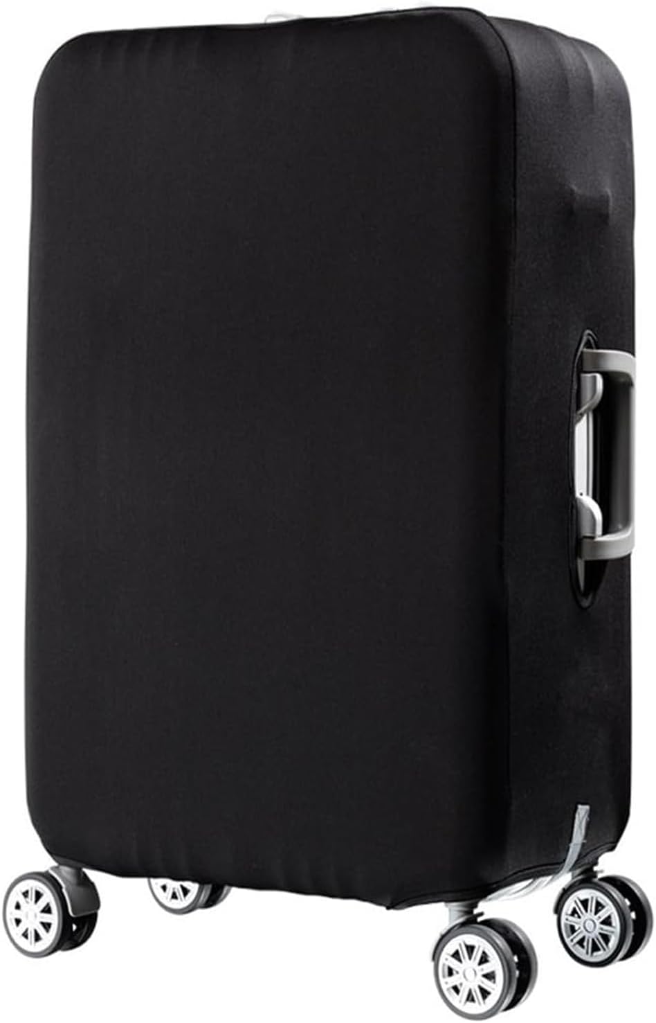 7-Mi Suitcase Cover Spandex Travel Luggage Covers Organizers Trolley Protector Fits 28 to 30 Inch Baggage Case Sleeve Black