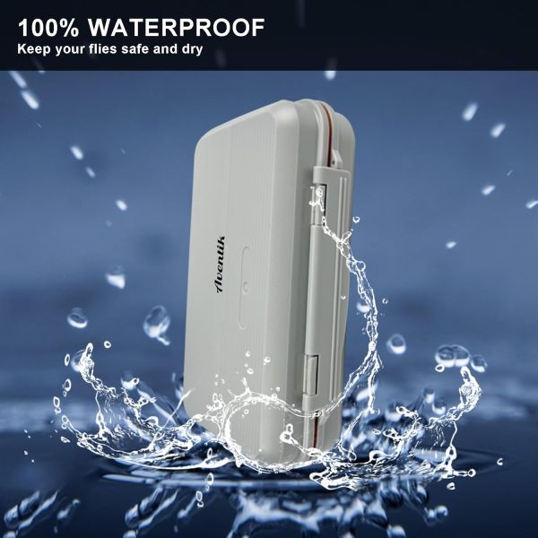 Aventik Large Capacity Waterproof Fly Fishing Box 4-Layer Foam Tackle Fishing Box for Freshwater Saltwater Streamer Storage (H039X) - Image 6