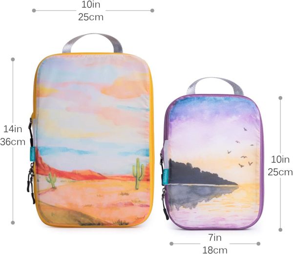 Compression Packing Cube Set 3pcs, Travel Bags Organizer for Luggage/Backpack - Image 4