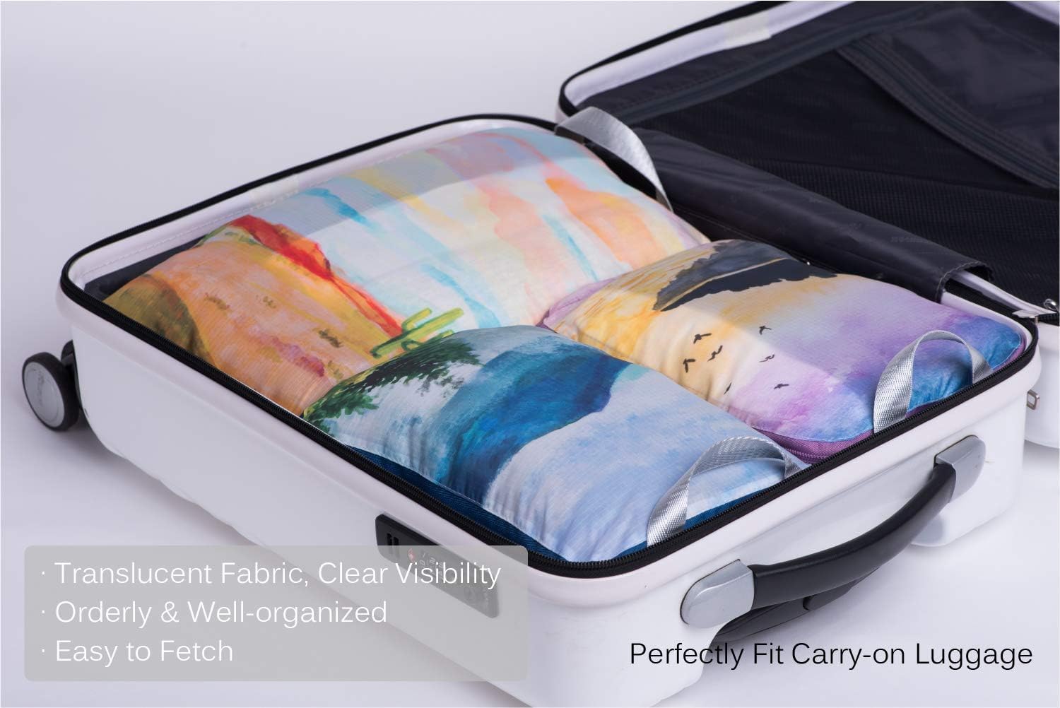 Compression Packing Cube Set 3pcs, Travel Bags Organizer for Luggage/Backpack - Image 8