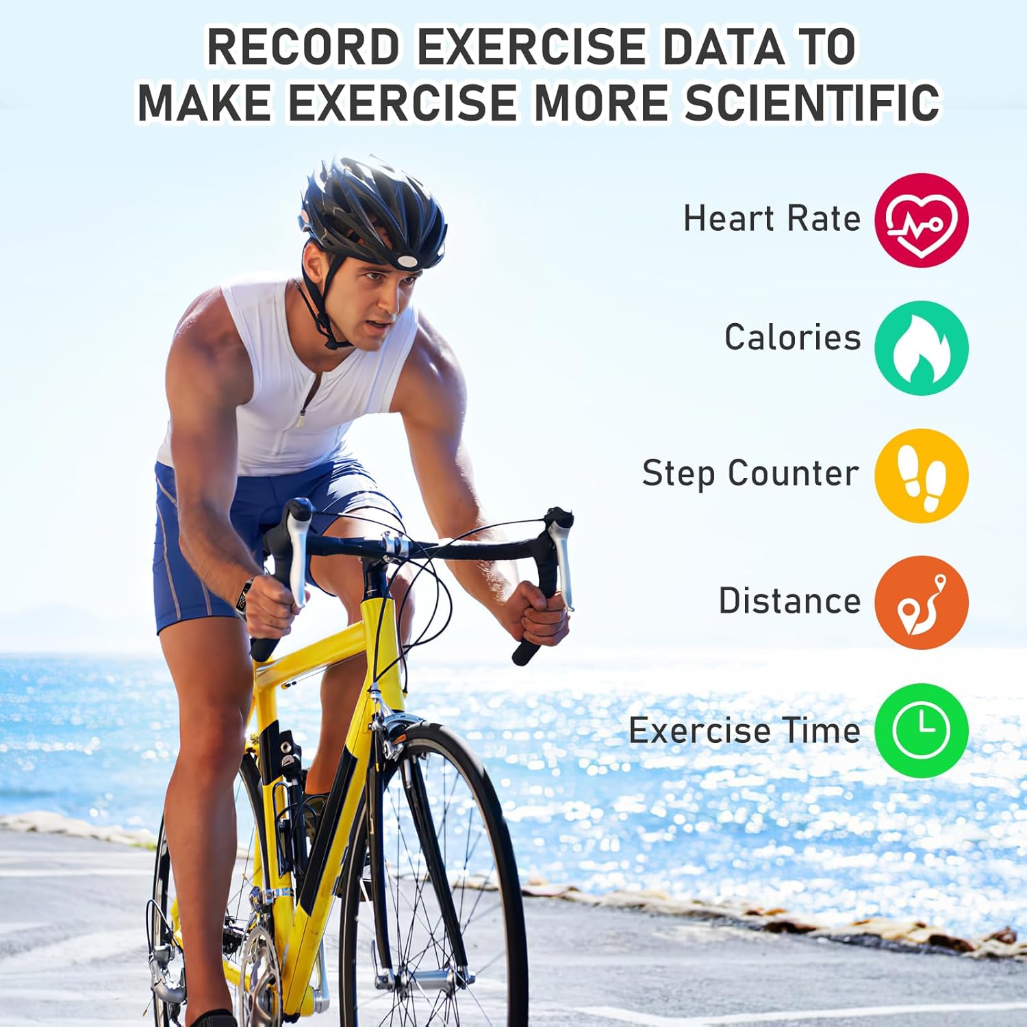 Fitness Tracker for Men and Women,Fitness Watch Waterproof with Activity Tracker and Sleep Monitor,Smart Watch for Android and iOS Phones - Image 7