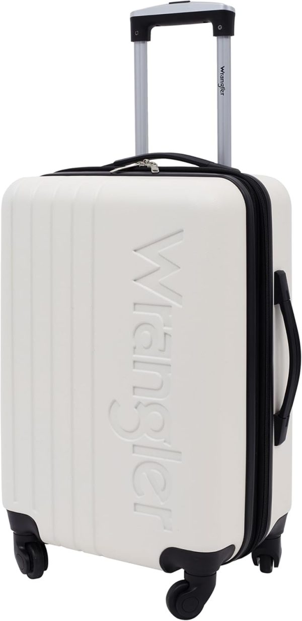 Wrangler Luggage Set, Beige, 20" Carry-On - Image 3